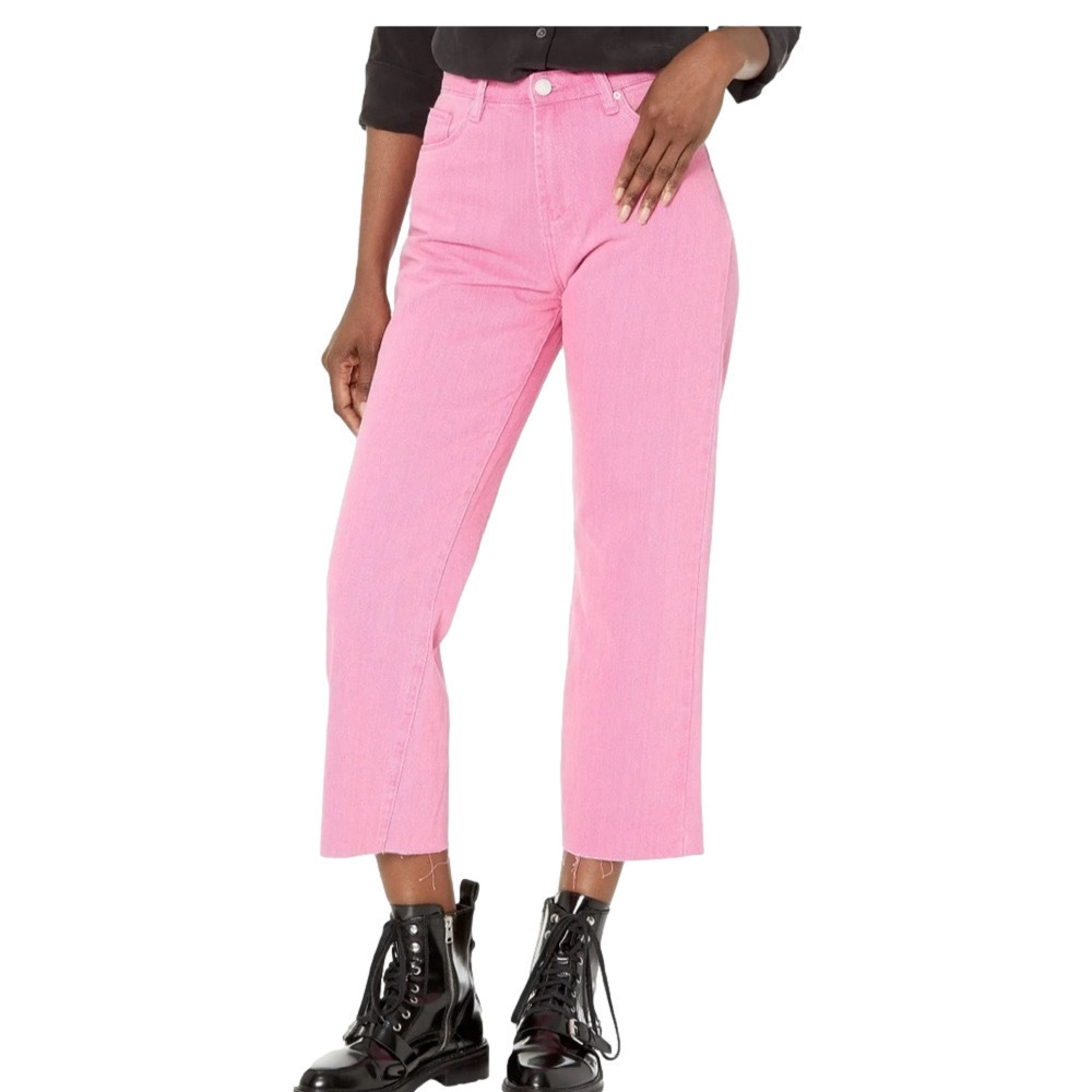 Blank NYC Size 30 Baxter High-Rise Straight Leg Jeans in Watermelon Juice